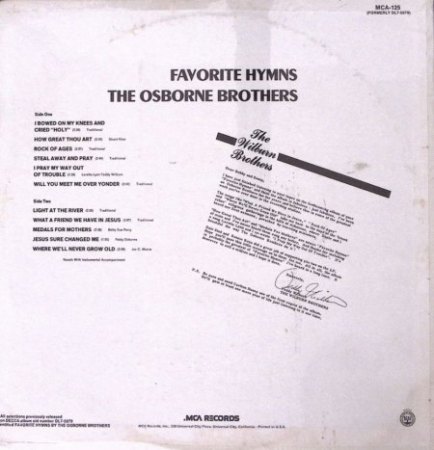 OSBORNE BROTHERS & RED ALLEN