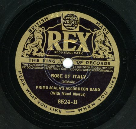 PRIMO SCALA (Harry Bidgood)
