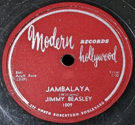 JAMBALAYA - Hank Williams - deutsch von Ruth Bruck (78 rpm)