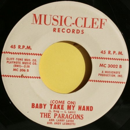 THE PARAGONS - Doo-Wop