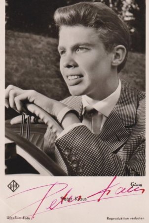 PETER KRAUS - Post- & Autogrammkarten
