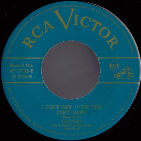 I Don‘t Care If The Sun Don‘t Shine