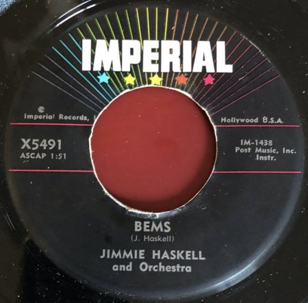 JIMMIE HASKEL ALS JIMMIE & THE NIGHT HOPPERS
