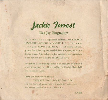 JACKIE FORREST