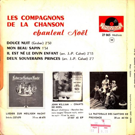Les COMPAGNONS DE LA CHANSON