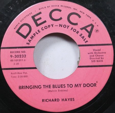 RICHARD HAYES