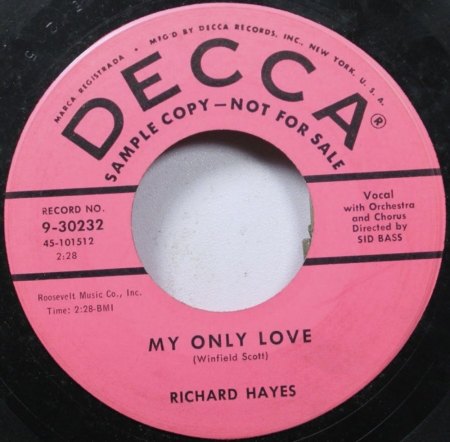 RICHARD HAYES