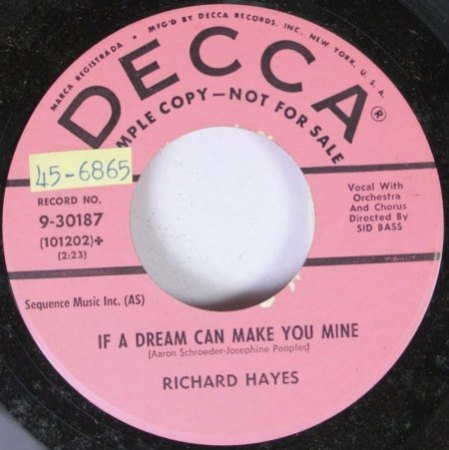 RICHARD HAYES