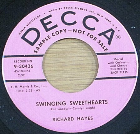 RICHARD HAYES
