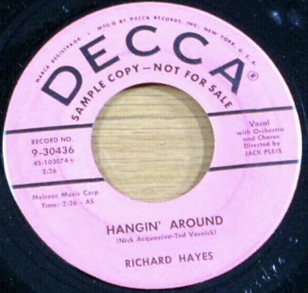 RICHARD HAYES