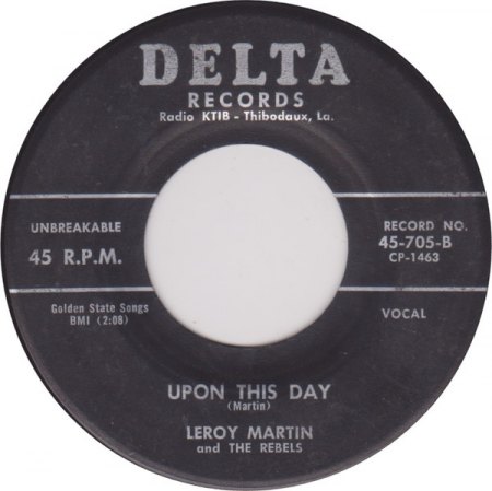 DELTA Records - bis 1963 mehrmals in den USA (45 RPM-Singles)