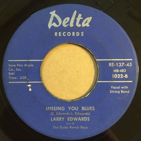 DELTA Records - bis 1963 mehrmals in den USA (45 RPM-Singles)