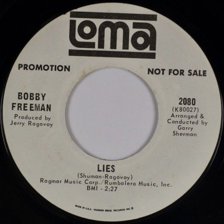 BOBBY FREEMAN - Singles