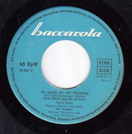 Baccarola, das Billig-Label der ARIOLA