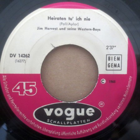 Jim "Lord" Harvest-Frage