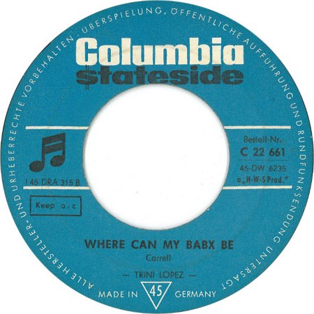 TRINI LOPEZ - die Wurzeln