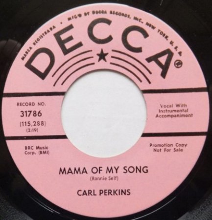 Carl Perkins - seine Singles