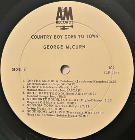 GEORGE McCURN