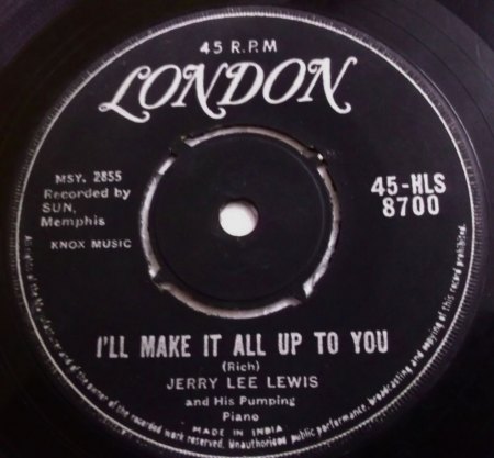 JERRY LEE LEWIS - LONDON
