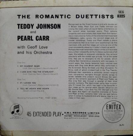 TEDDY JOHNSON & PEARL CARR