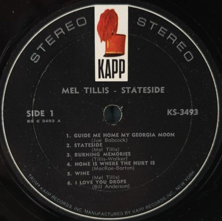 MEL TILLIS - Country und Rockabilly