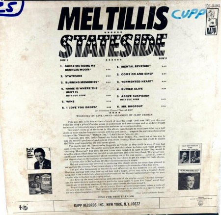 MEL TILLIS - Country und Rockabilly
