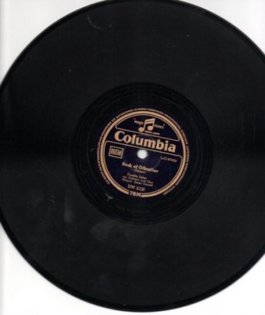 Rock of Gibraltar - Schellack Columbia CO 47433 bzw. DW 5231.