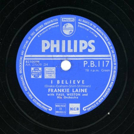 FRANKIE LAINE - ein paar Schellacks...