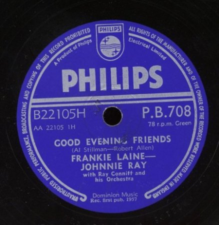 FRANKIE LAINE - ein paar Schellacks...