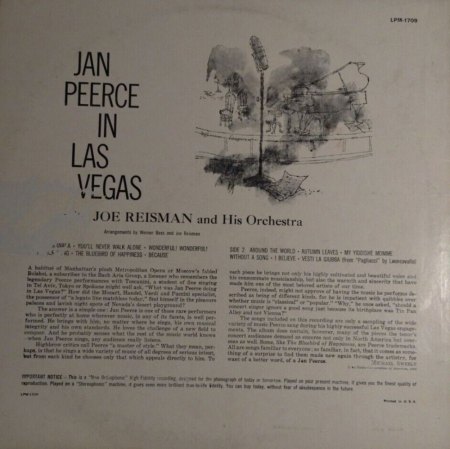 JAN PEERCE