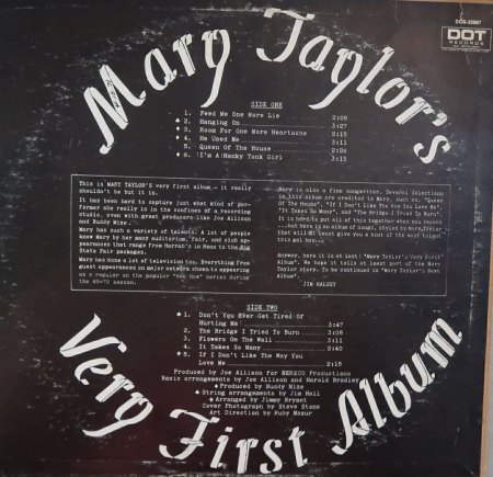 MARY TAYLOR