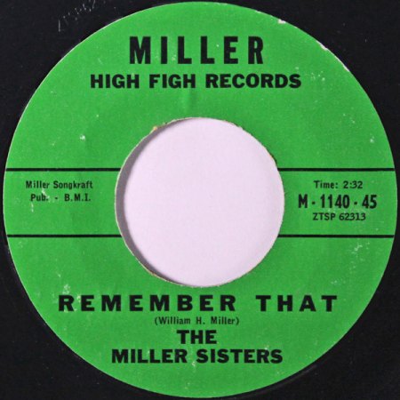 Alle MILLER SISTERS, von Rockabilly bis Rocknroll