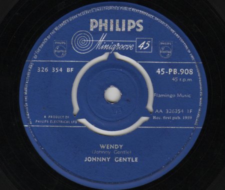 JOHNNY GENTLE - Sänger der Beatles