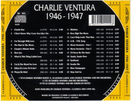 CHARLIE VENTURA