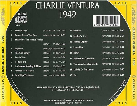 CHARLIE VENTURA