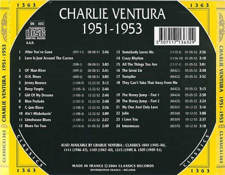 CHARLIE VENTURA