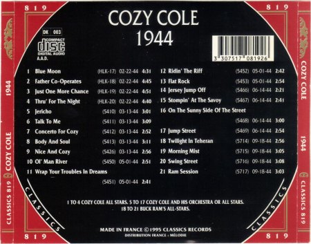 COZY COLE