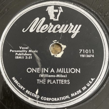 PLATTERS - Singles