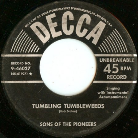SONS OF THE PIONEERS