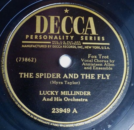 LUCKY MILLINDER WITH ANNISTEEN ALLEN