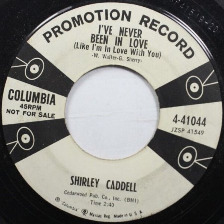 SHIRLEY CADDELL und dann SHIRLEY COLLIE