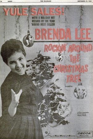 BRENDA LEE sang »Rockin’ Around the Christmas Tree« 1958 – jetzt ist es die US-Nummer-eins 2023