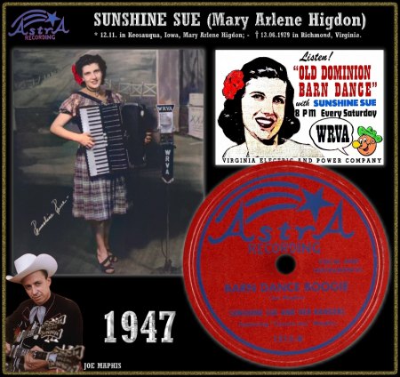 SUNSHINE SUE AND HER RANGERS