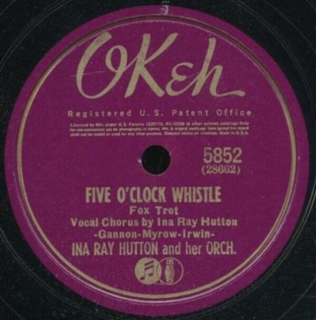 INA RAY HUTTON - Frage zum Odeon - Label