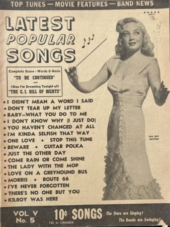 INA RAY HUTTON - Frage zum Odeon - Label