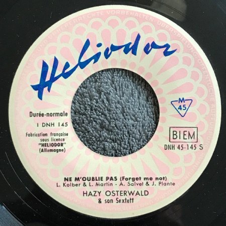 Die Heliodor-Aufnahmen von Hazy Osterwald