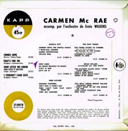 CARMEN McRAE