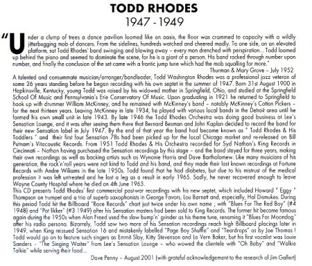 TODD RHODES