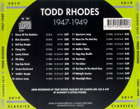 TODD RHODES