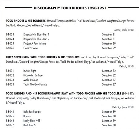 TODD RHODES
